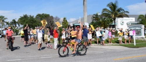 Parking issues spur protest, dialogue