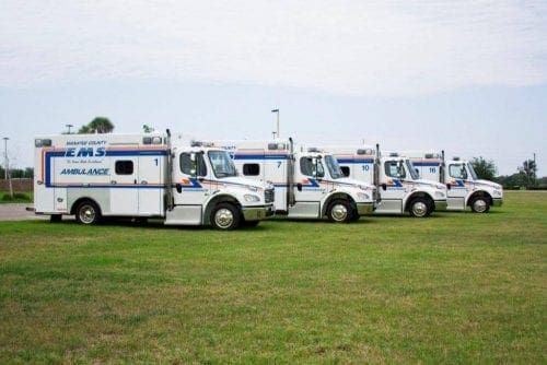 Manatee County EMS ambulance
