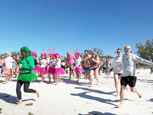 Taking the plunge at the Shamrock Shiver