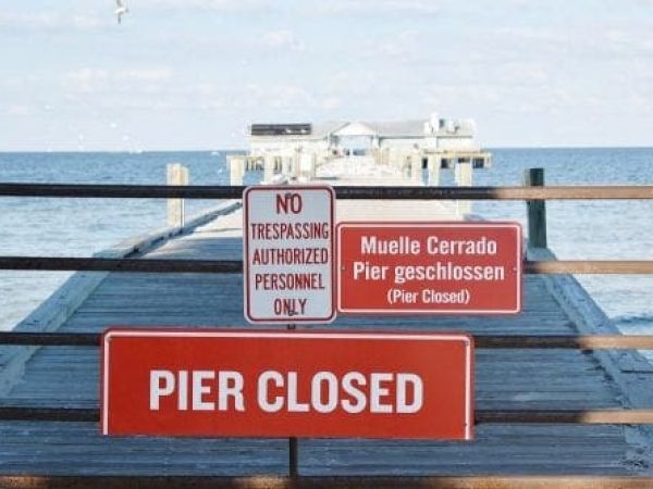 Anna Maria City Pier demolition