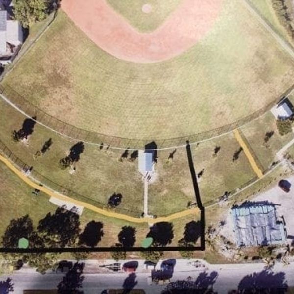 Holmes Beach dog park aerial
