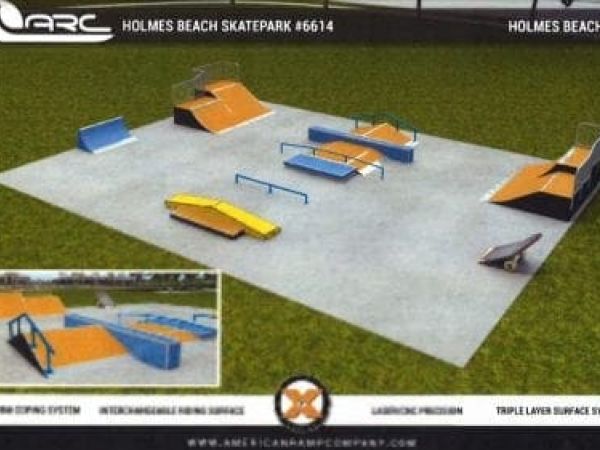 Holmes Beach Skate Park plans
