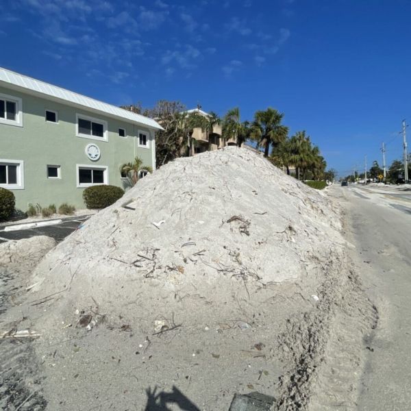 Debris pick-up impeded in Bradenton Beach