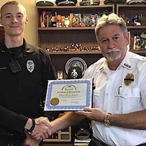 Devon Straight named Officer of the Year