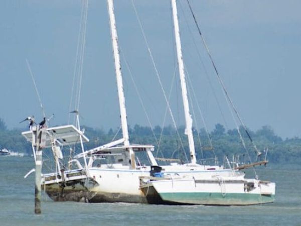 Derelict sailboat removal expected soon