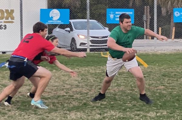 Adult flag football standings take a turn