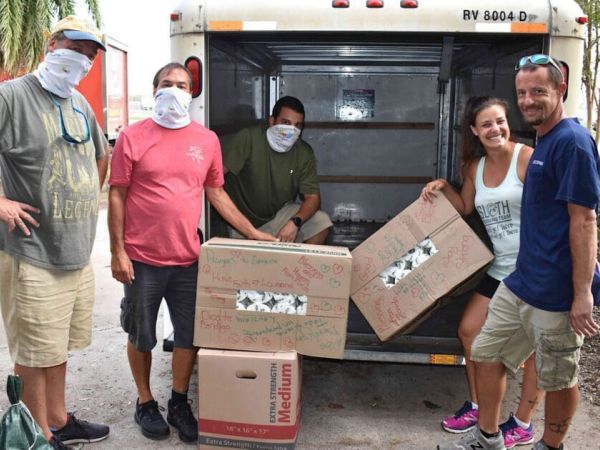 Swordfish Grill delivers hurricane relief supplies
