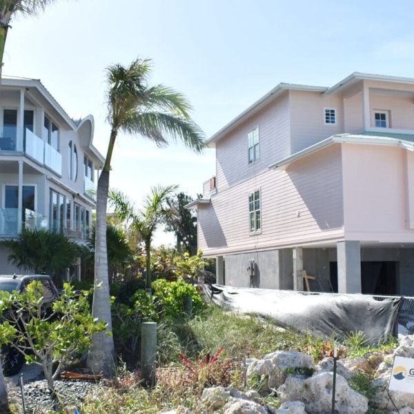 Disputed, then approved beach home being built