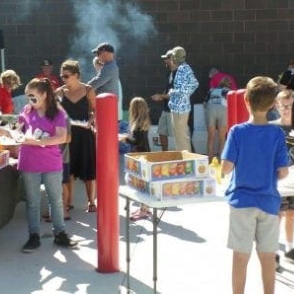 WMFR open house hot dogs