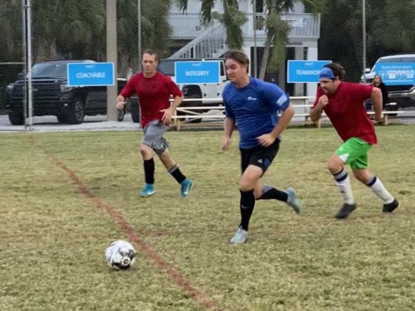 Goalkeepers hard at work on The Center pitch