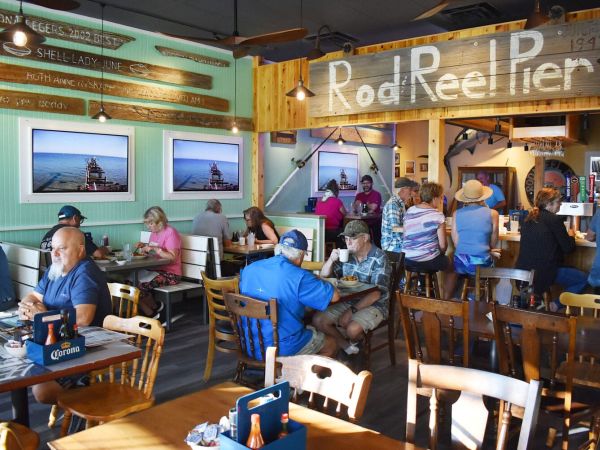 The Rod & Reel restaurant sets sail