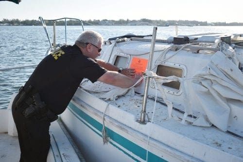 Bradenton Beach boats tagged
