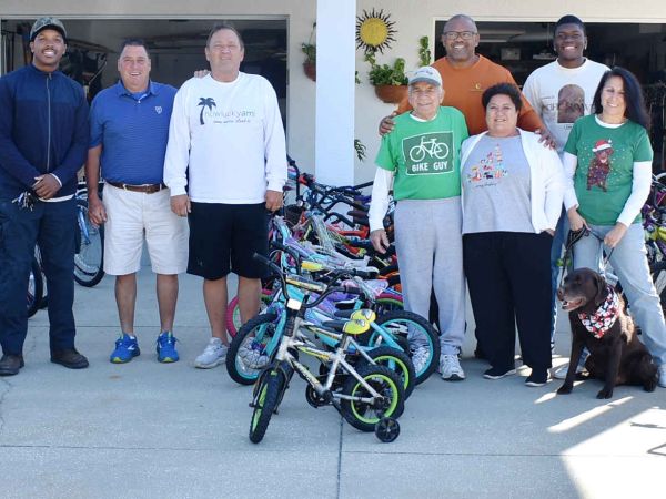 Christmas bikes an annual labor of love