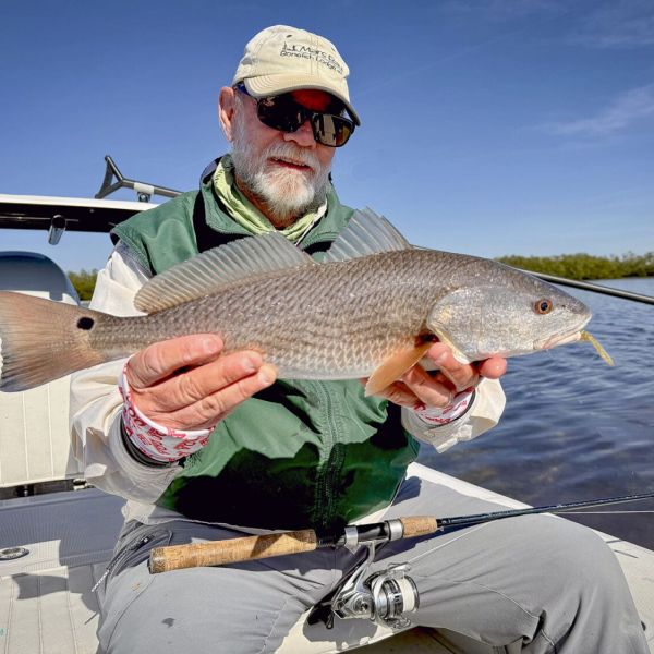 Winter sight fishing