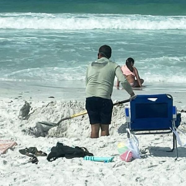 Beach hole concerns deepen
