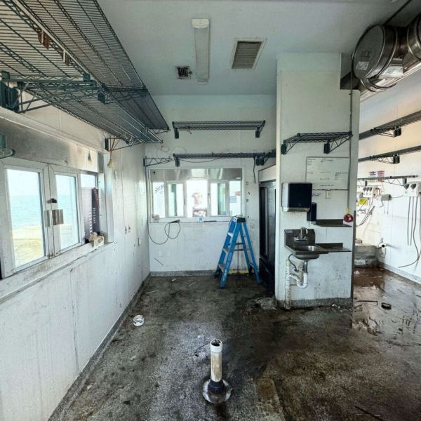 City Pier buildings emptied