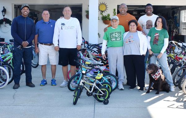 Christmas bikes an annual labor of love
