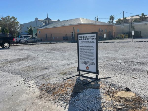 Pines Trailer Park parking lot converted to Pines Trailer Park parking lot converted to paid parking