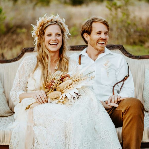 Trevor and Katrina Bystrom wed during Wedstock festival