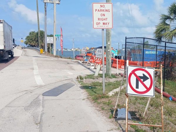 Utilities work, intersection closure continues near Cortez Bridge