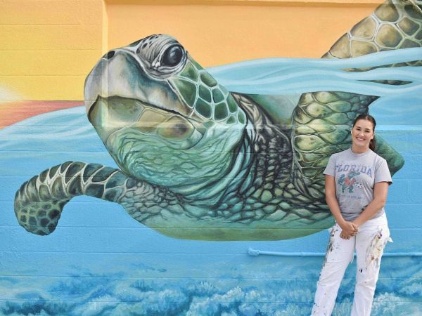 Chiles Group commissions turtle-themed mural