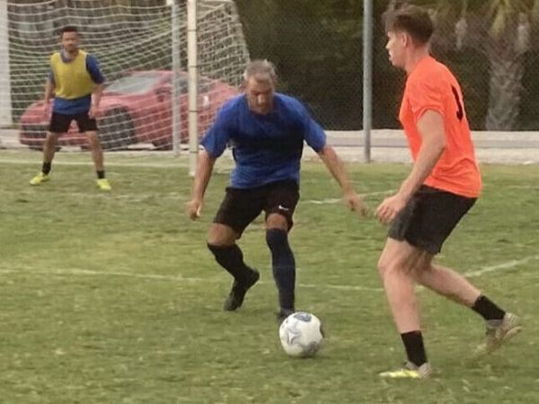 Three teams fight to be first in adult soccer