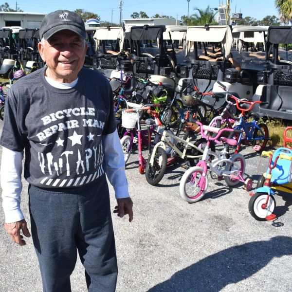 Anna Maria resident restores, donates Christmas bikes
