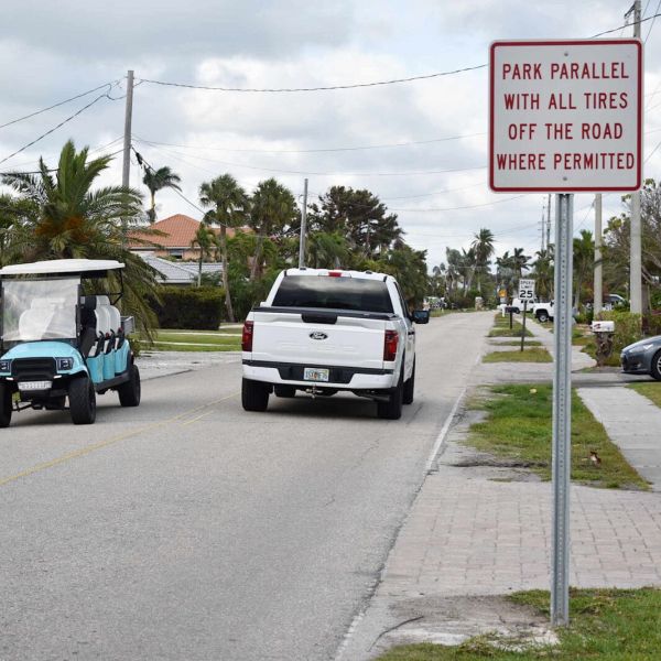 Officials address Key Royale Drive parking, speeding
