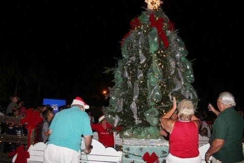 Christmas tree lighting