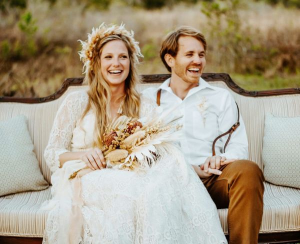 Trevor and Katrina Bystrom wed during Wedstock festival