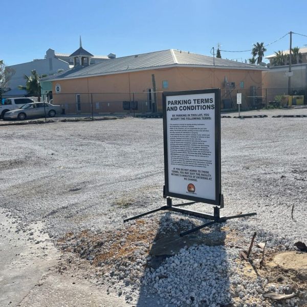 Pines Trailer Park parking lot converted to Pines Trailer Park parking lot converted to paid parking