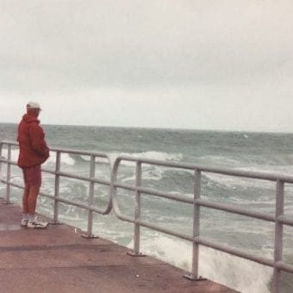 holmes beach manatee pier man