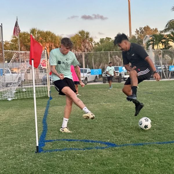 Adult soccer final match set