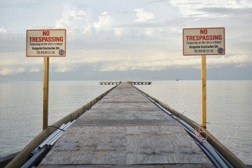 Pier progressing as planned