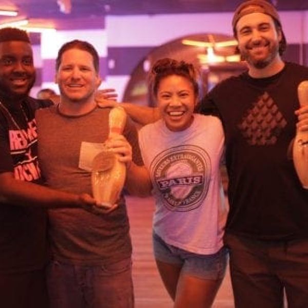 Bowlers escape the heat as they support The Center