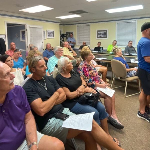 Pines homeowners meet with officials