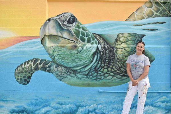 Chiles Group commissions turtle-themed mural