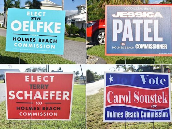 Police chief addresses campaign sign thefts