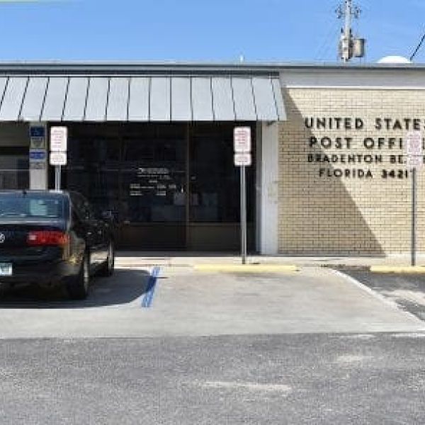Post office towing includes handicapped parking