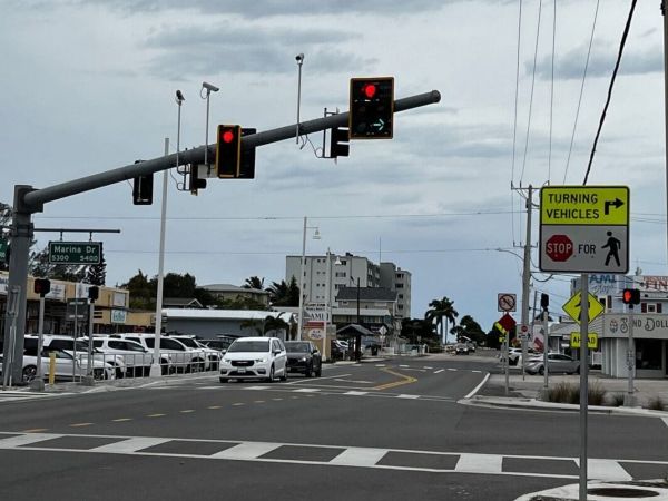 Attention drivers: Traffic light has changed