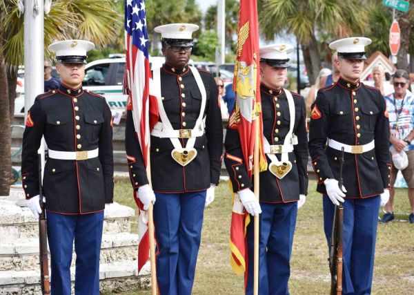 Anna Maria pays tribute to veterans with parade and ceremony