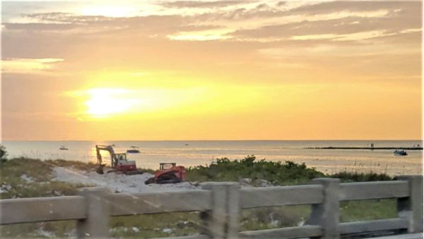 Dredging project underway on Greer Island