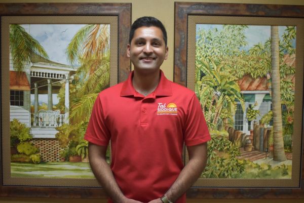 Siddique discusses county commission campaign