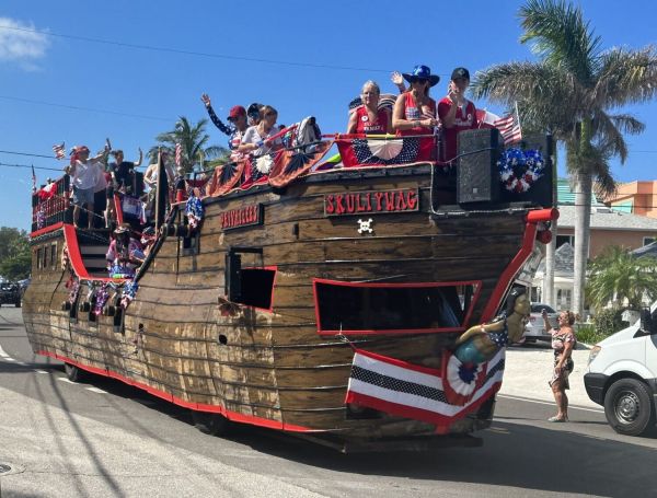 Fourth of July Parade wet, wild fun