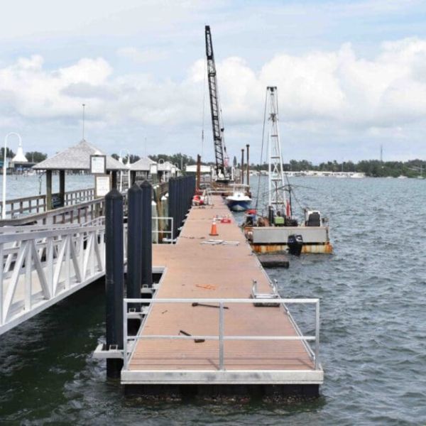 Police department boat lift back on track