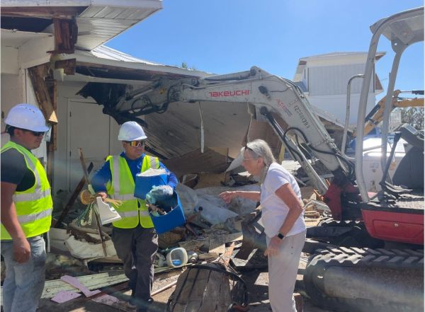 1930 Bradenton Beach bungalow demolished due to damage from hurricane Helene